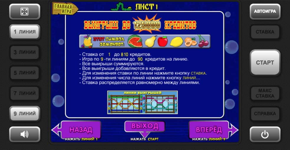 Символы игрового автомата Клубнички